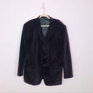 Men's Purple Velvet Blazer